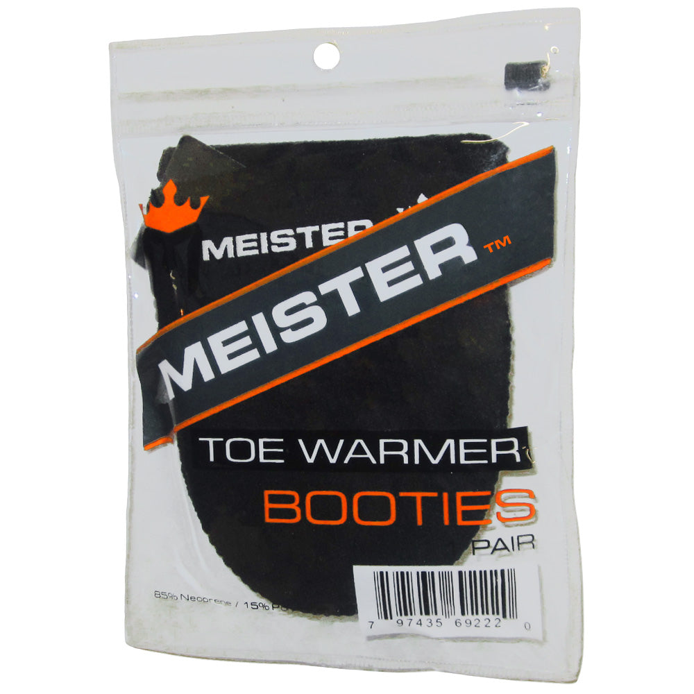 Meister Neoprene Toe Warmer Booties (Pair) - Black