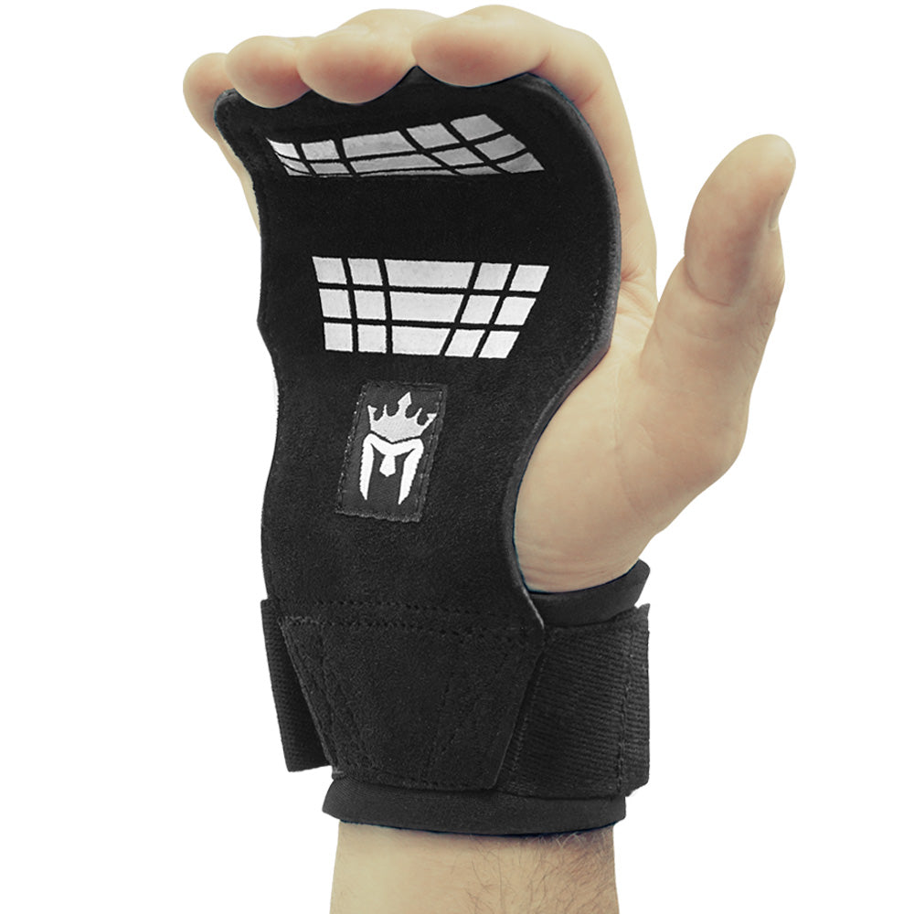 Meister Gants De Musculation – Rembourrage Gel – Bandes De Poignet Velcro – Dos Maillé – 100% Lavables