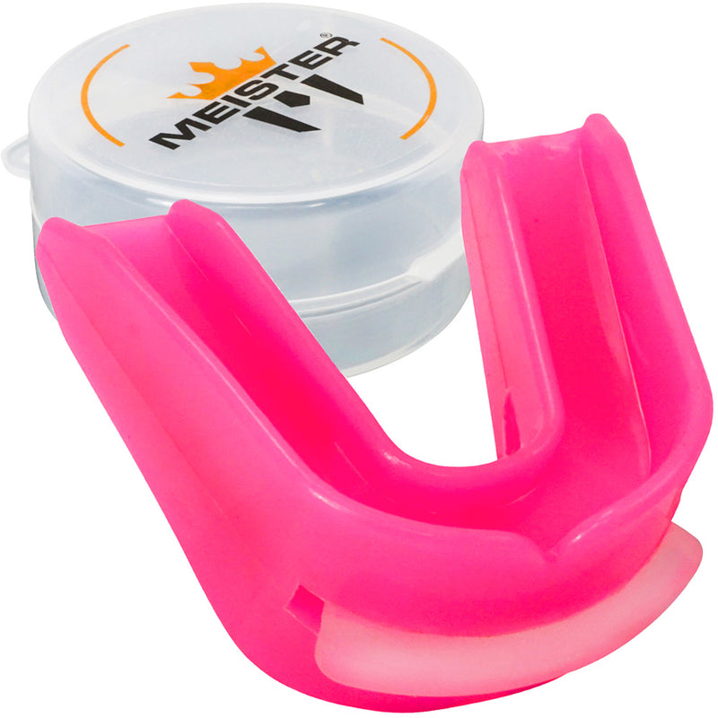 Pink Moldable DOUBLE Mouth Guard w/ Case